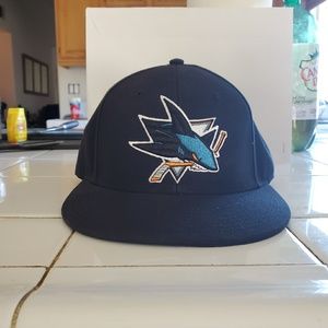Adidas San Jose Sharks fitted hat